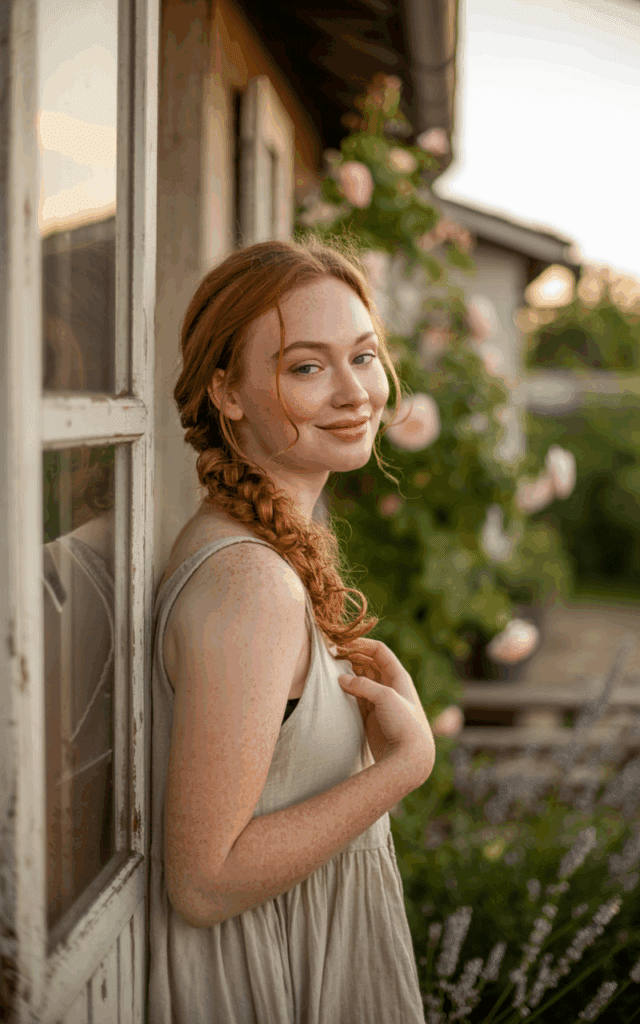 Anfängerin fotografiert ein Porträt im Gegenlicht mit natürlichem Licht und großer Freude – idealer Einstieg in die Porträtfotografie