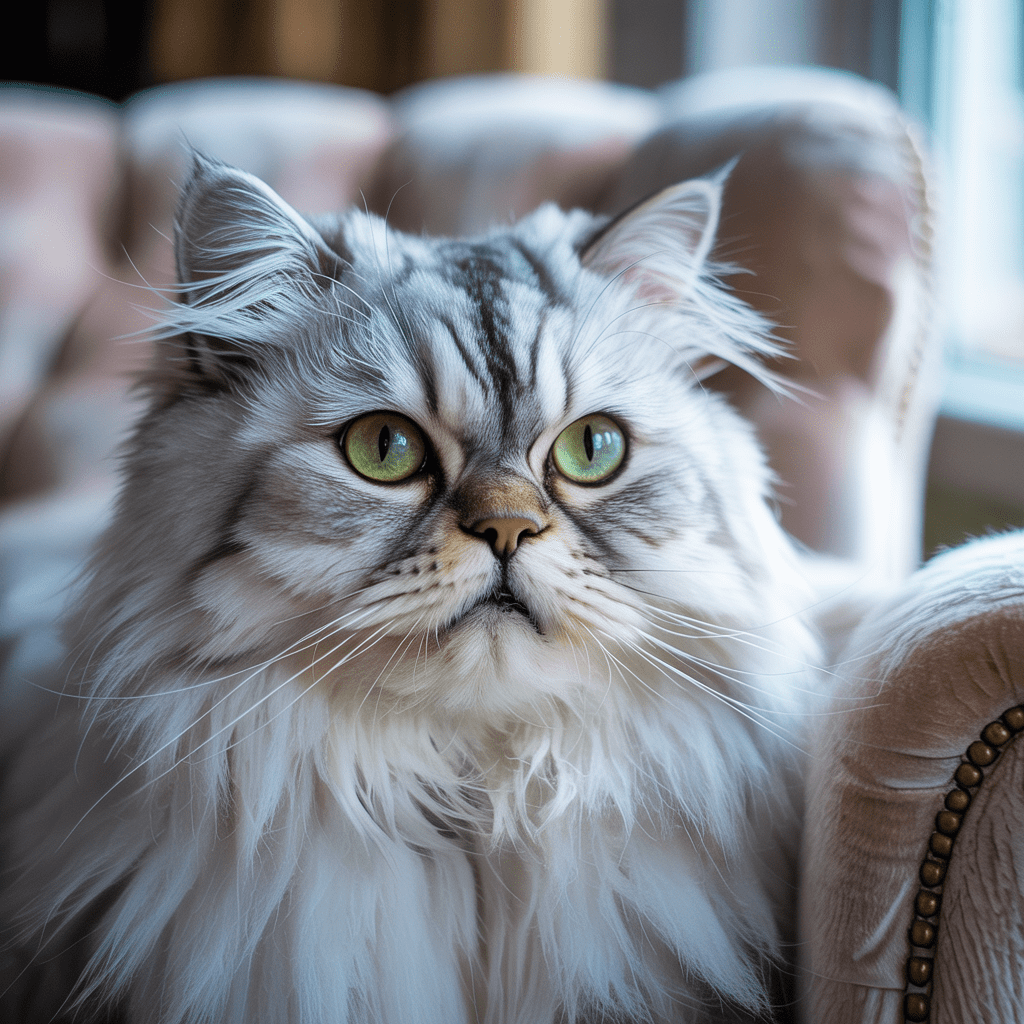 Nahaufnahme eines Katzenportraits mit Fokus auf den Augen – Beispiel für professionelle Tierfotografie
