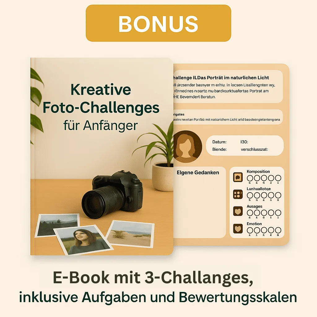 Mockup: Kreative Foto-Challenge PDF