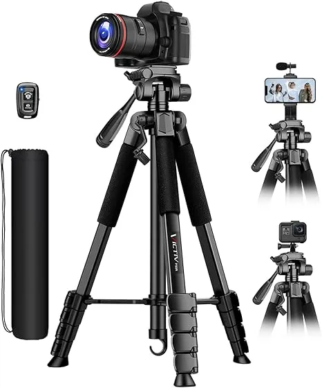 Victiv 172 cm Kamera-Stativ 2025 Upgrade mit 3-Wege-Kopf