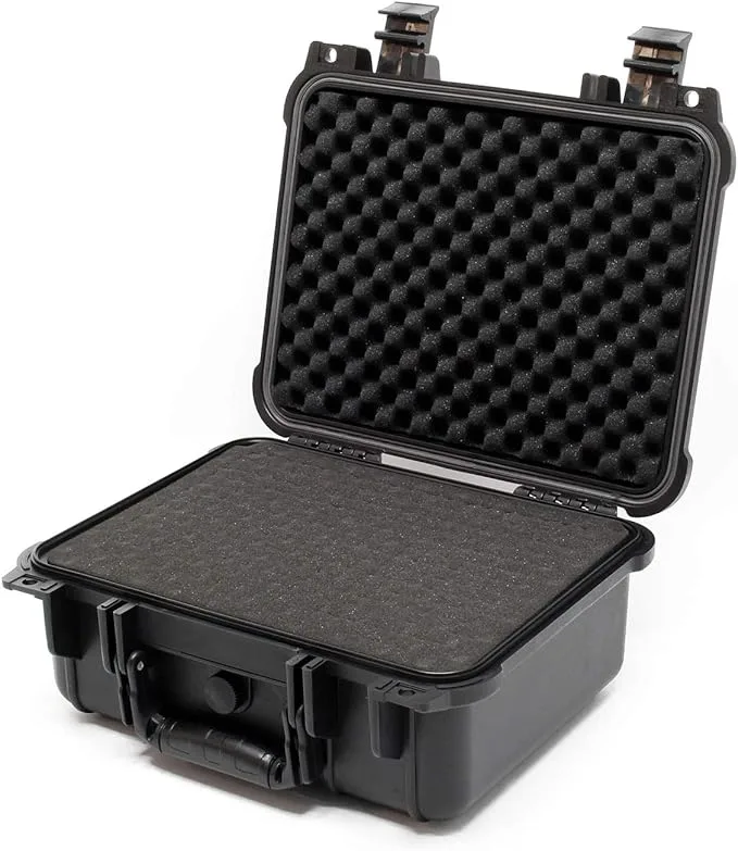 Wiltec wasserdichter Universalkoffer mit Druckausgleich für Kamera