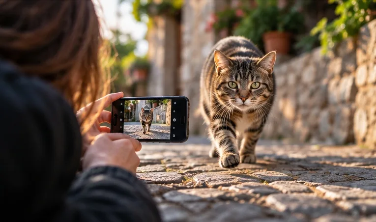 iPhone Fotografie – bessere Perspektive durch Fotografieren auf Augenhöhe