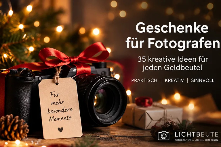 Geschenke für Fotografen 2026 – sinnvolle Geschenkideen für Fotoanfänger und Hobbyfotografen
