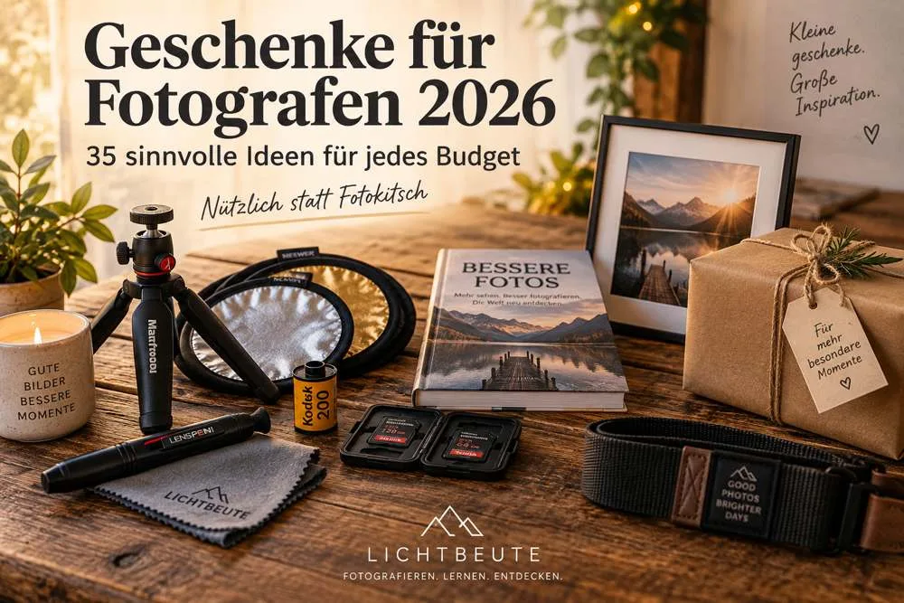 Geschenk für Fotografen – kreative und praktische Geschenkideen rund um Fotografie